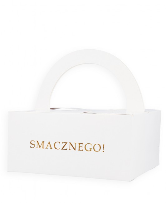 Złocone pudełko z uchwytem...