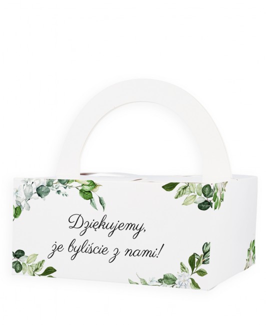 Pudełko na ciasto weselne z...