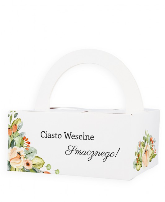 Pudełko weselne na ciasto -...