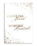 Nowoczesne zaproszenie z...