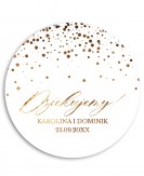 Naklejka ślubna z...