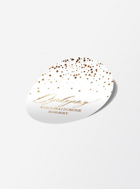 Naklejka ślubna z...