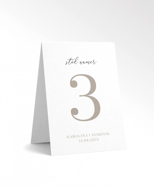 Proste, eleganckie numery...