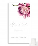 Menu weselne składane z...