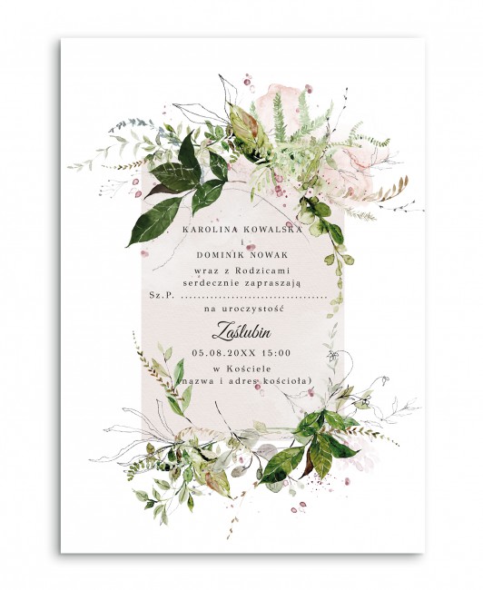 Personalizowane zaproszenie...