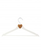 Biały wieszak ślubny z...