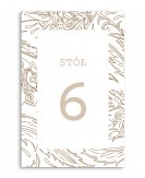 Numeracja stolika weselnego...