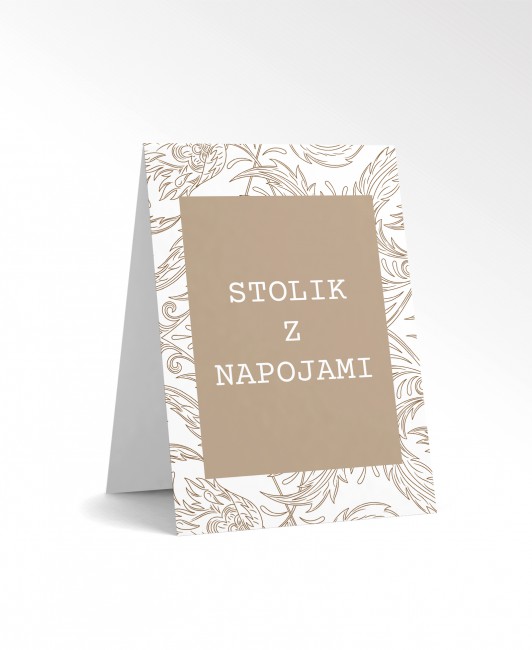 Karta z nazwą atrakcji na...