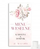 Menu weselne z motywem...
