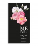 Prostokątna karta dań...