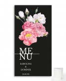 Składane menu weselne z...