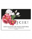 Tablica powitalna dla gości...