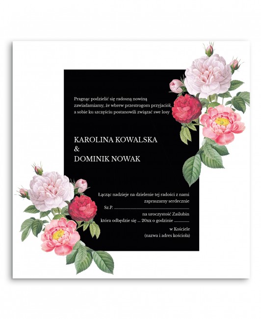 Ślubne zaproszenie...