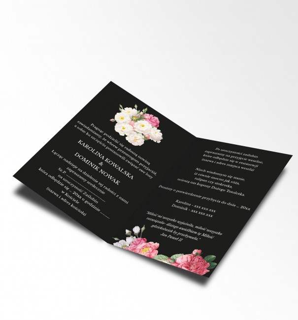 Prostokątne zaproszenie...