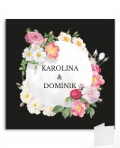 Składane zaproszenie ślubne...