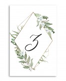 Numer stolika z motywem...