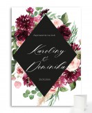 Zaproszenie ślubne składane...