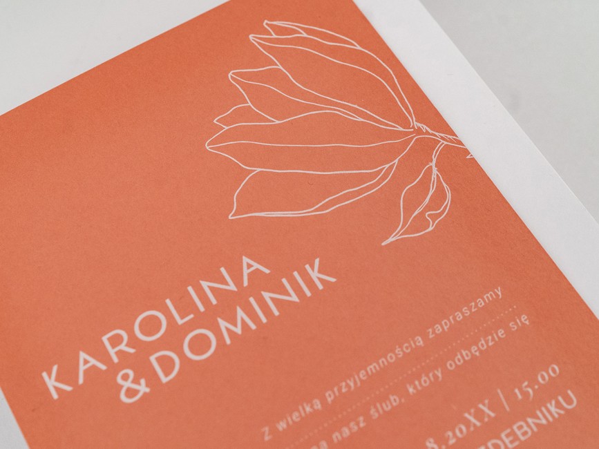 Zaproszenie ślubne proste...
