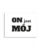 Zabawna naklejka ślubna na...