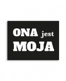 Zabawna czarna naklejka...