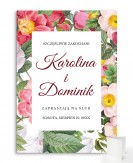 Składane zaproszenie na...