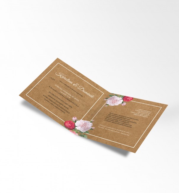 Zaproszenie ślubne z...