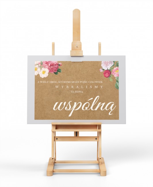 Rustykalna tablica...