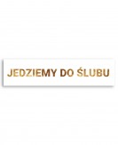 Złocona ślubna tablica...