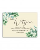 Tablica powitalna na ślub...