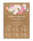 Plan stołów na papierze...