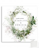 Składane zaproszenie ślubne...