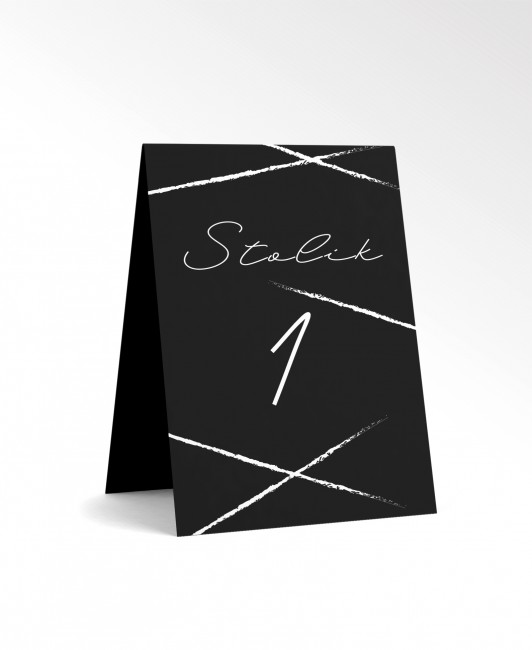 Czarny nowoczesny numer...