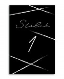 Czarny nowoczesny numer...