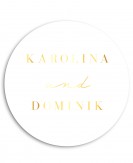 Minimalistyczna okrągła...