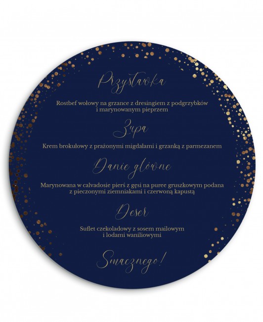 Okrągłe menu - winietka |...