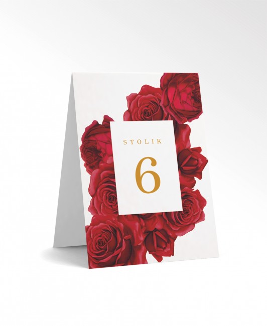 Numer stolika z komplety...