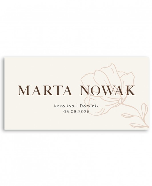 Winietka ślubna na stół...