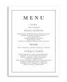 Menu z kolekcji KLASYCZNE...