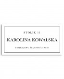 Winietka ślubna na stół...