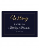 Tablica powitalna dla gości...