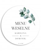 Menu weselne z zielonymi...