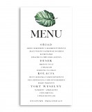 Menu weselne białe z...