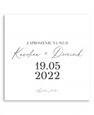 Zaproszenie ślubne...