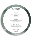 Menu weselne okrągłe -...