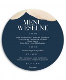 Menu weselne okrągłe -...