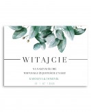 Tablica powitalna dla gości...