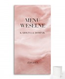 Menu weselne składane -...