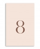 Numer stolika w stylu...