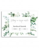 Tablica powitalna dla gości...