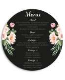 Menu weselne okrągłe...